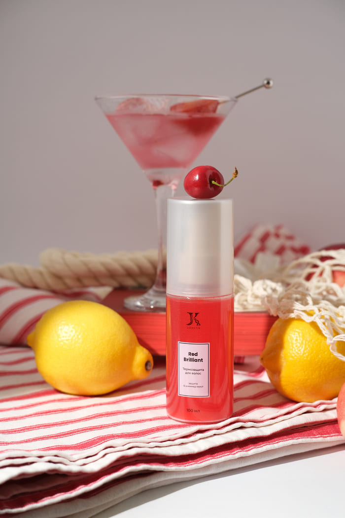 Термозащита с шиммером-блеском Red Brilliant (красный бриллиант)